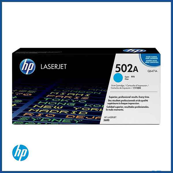 HP 502A (Q6471A) Cyan Toner Cartridge